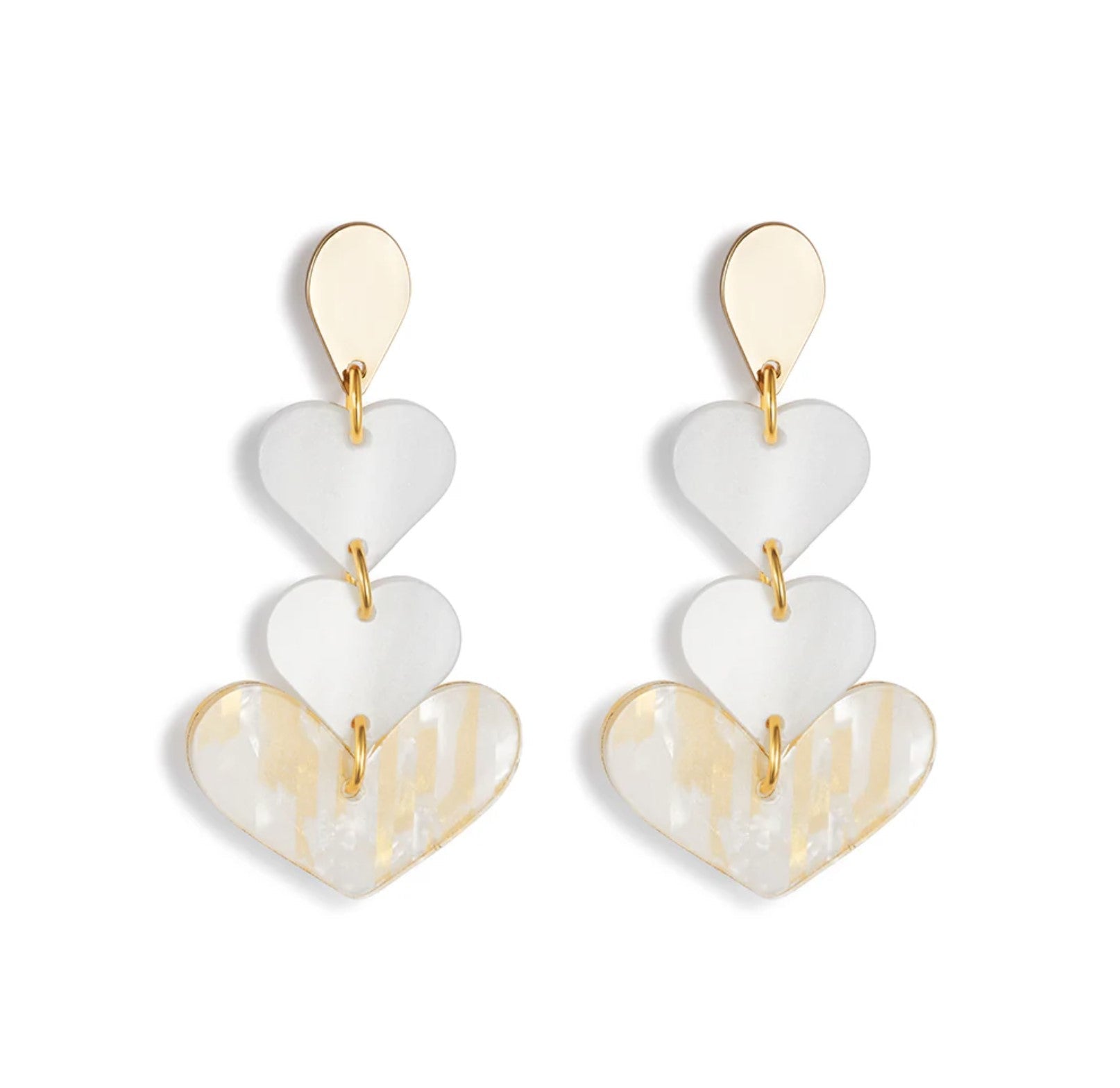 Toolally Heart Drop Earrings