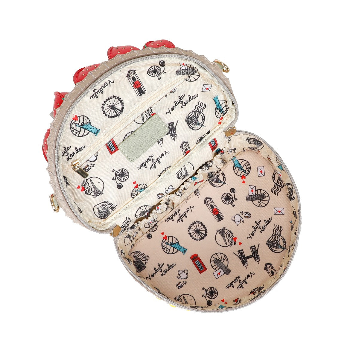 Vendula La Petite Creperie Strawberry Tarte Bag