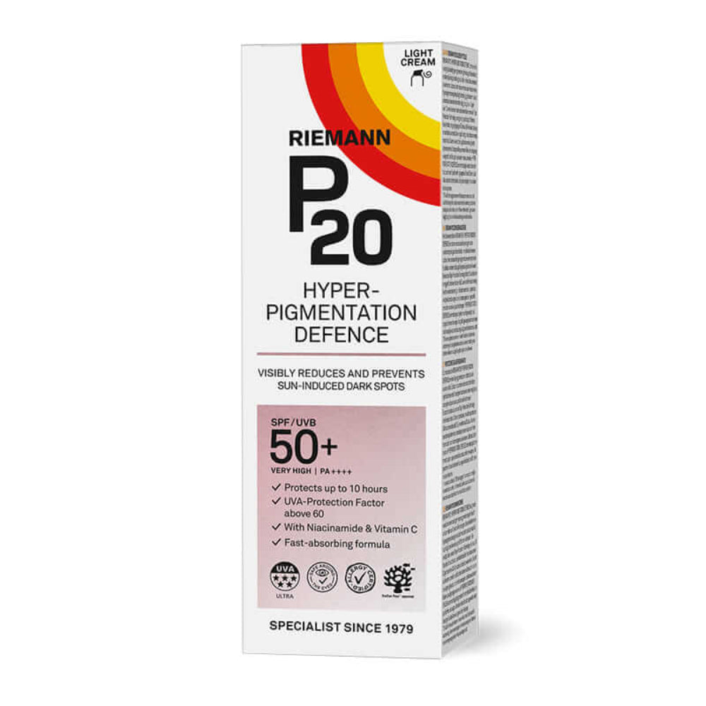 Riemann P20 SPF50+ Hyper-Pigmentation Defence Sun Protection Cream 50g