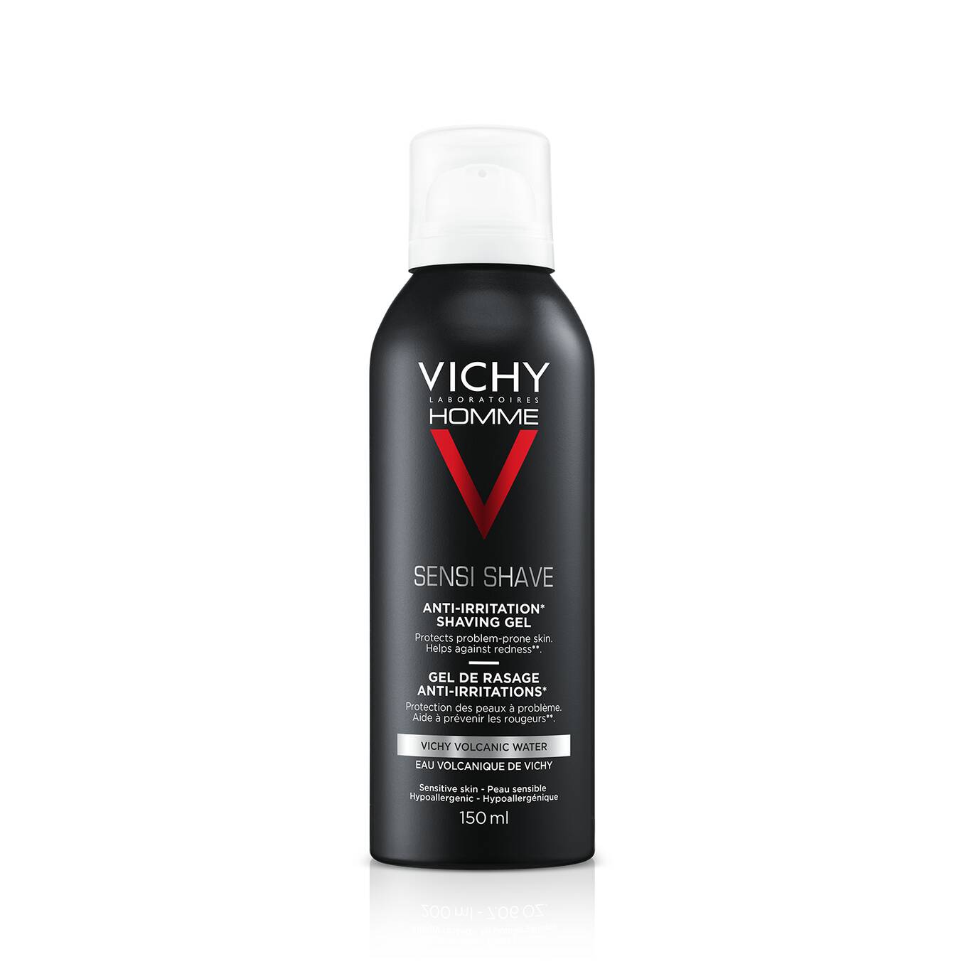 Vichy Homme Anti-Irritation Shaving Gel For Sensitive Skin 150ml