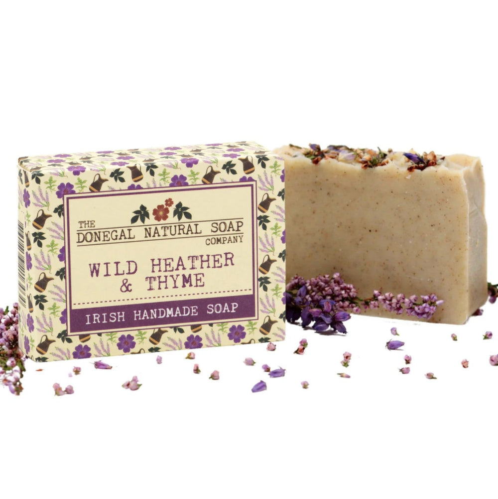 Donegal Natural Soap - Wild Heather & Thyme Natural Irish Soap Bar 100g