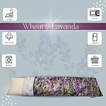 Aromedi - Therapeutic Wheat Pillow With Lavender