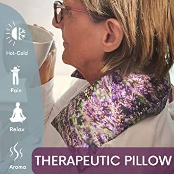 Aromedi - Therapeutic Wheat Pillow With Lavender