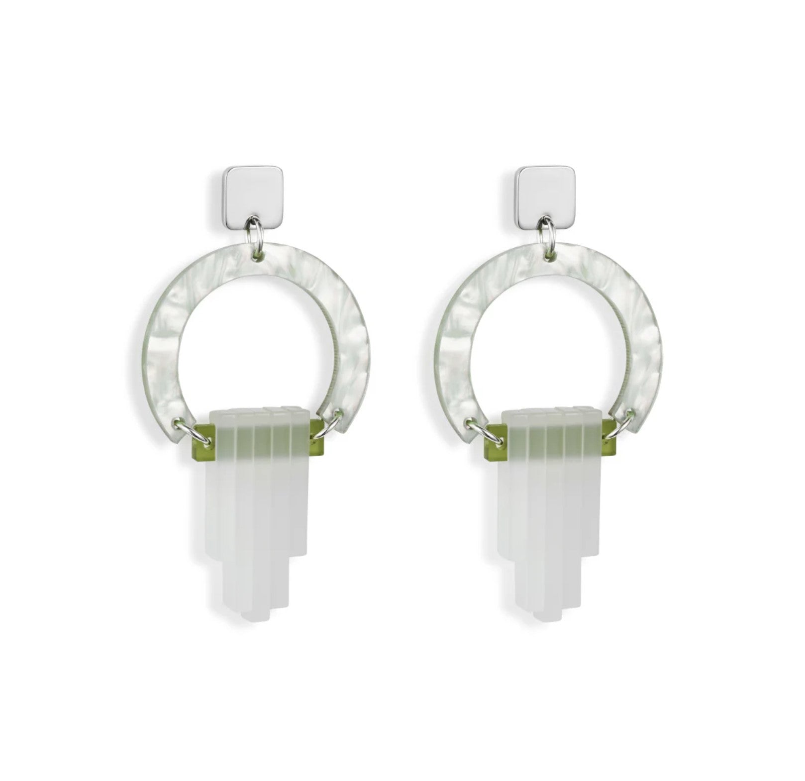 Toolally Art Deco Chandeliers Earrings
