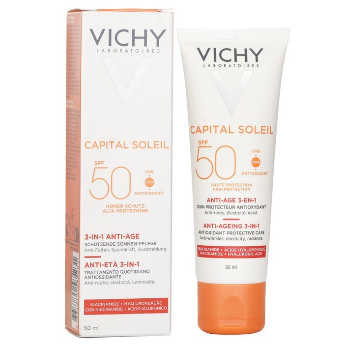 Vichy Capital Soleil SPF50 Anti-Age 3-in-1 Protective Cream 50ml