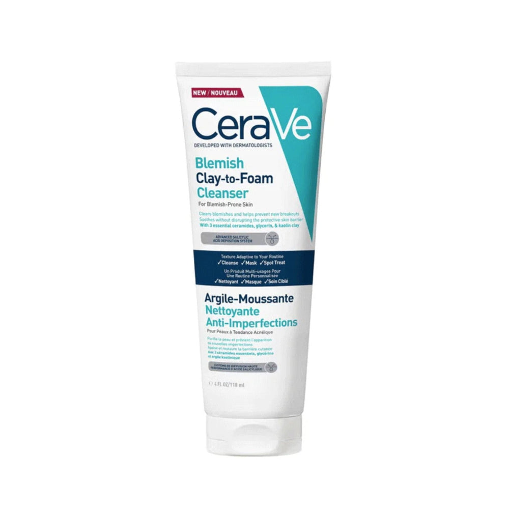 CeraVe Blemish Clay-To-Foam Cleanser 118ml