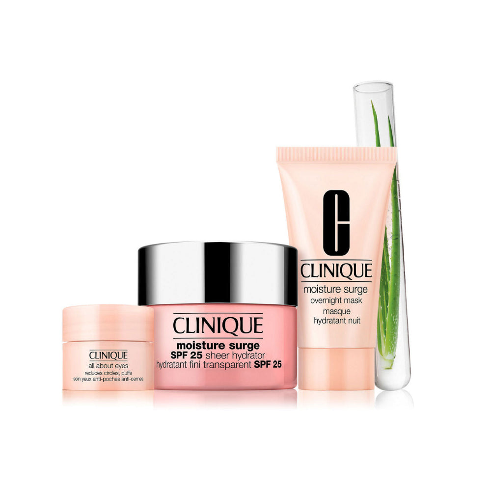 Clinique Hydrate & Glow Moisture Surge SPF25 Skincare Gift Set