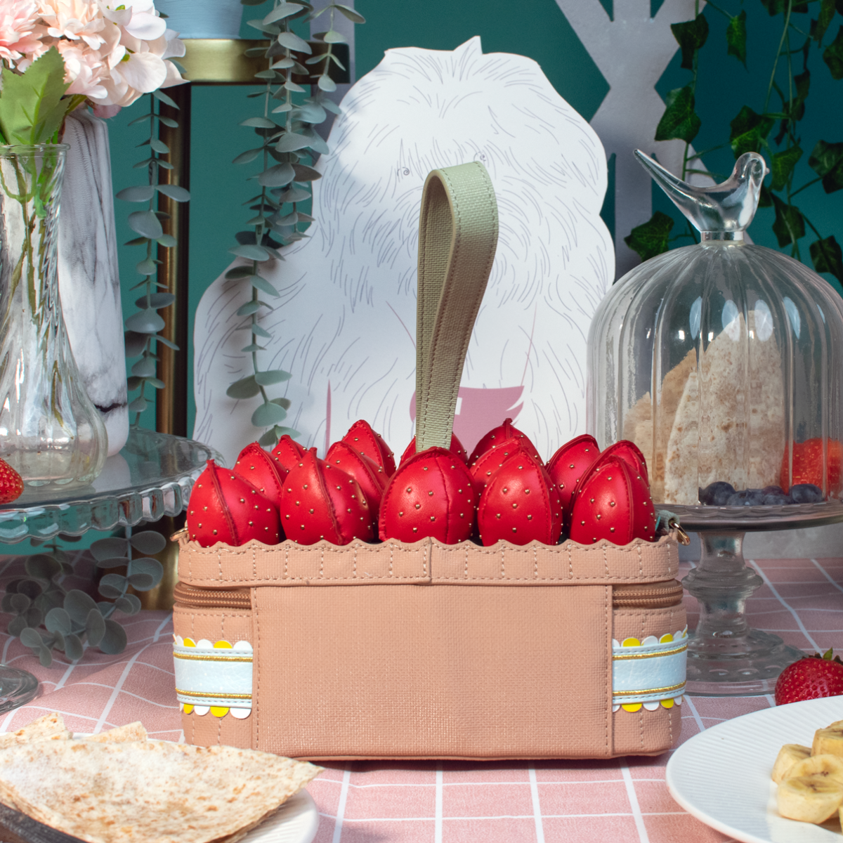 Vendula La Petite Creperie Strawberry Tarte Bag