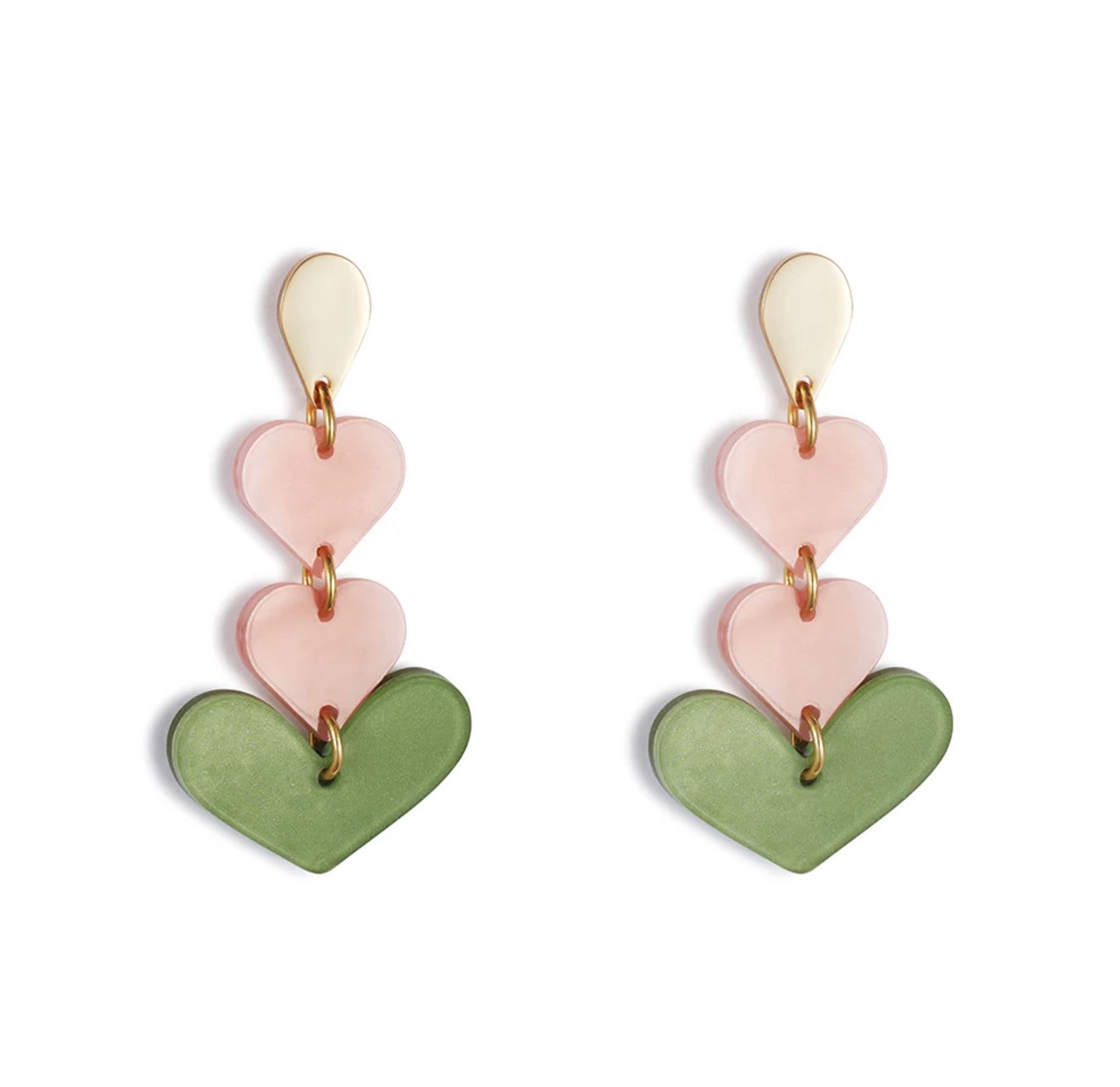 Toolally Heart Drop Earrings