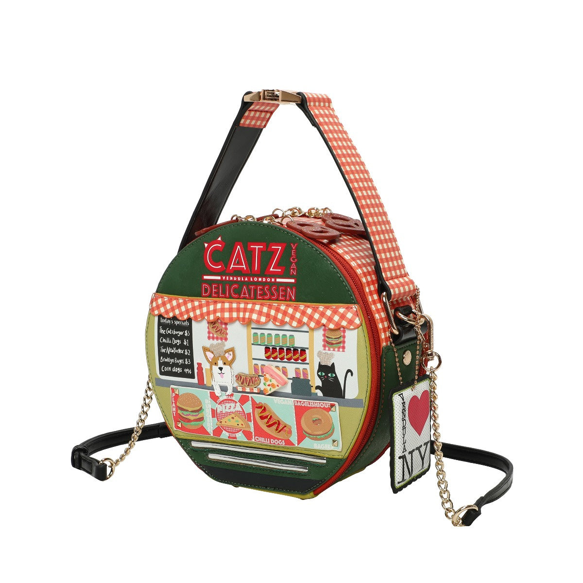 Vendula New York City Cats & Corgis Hetty Bag