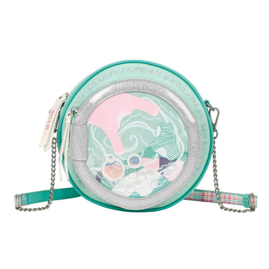 Vendula Bubble Cats Laundromat Round Washer Backpack