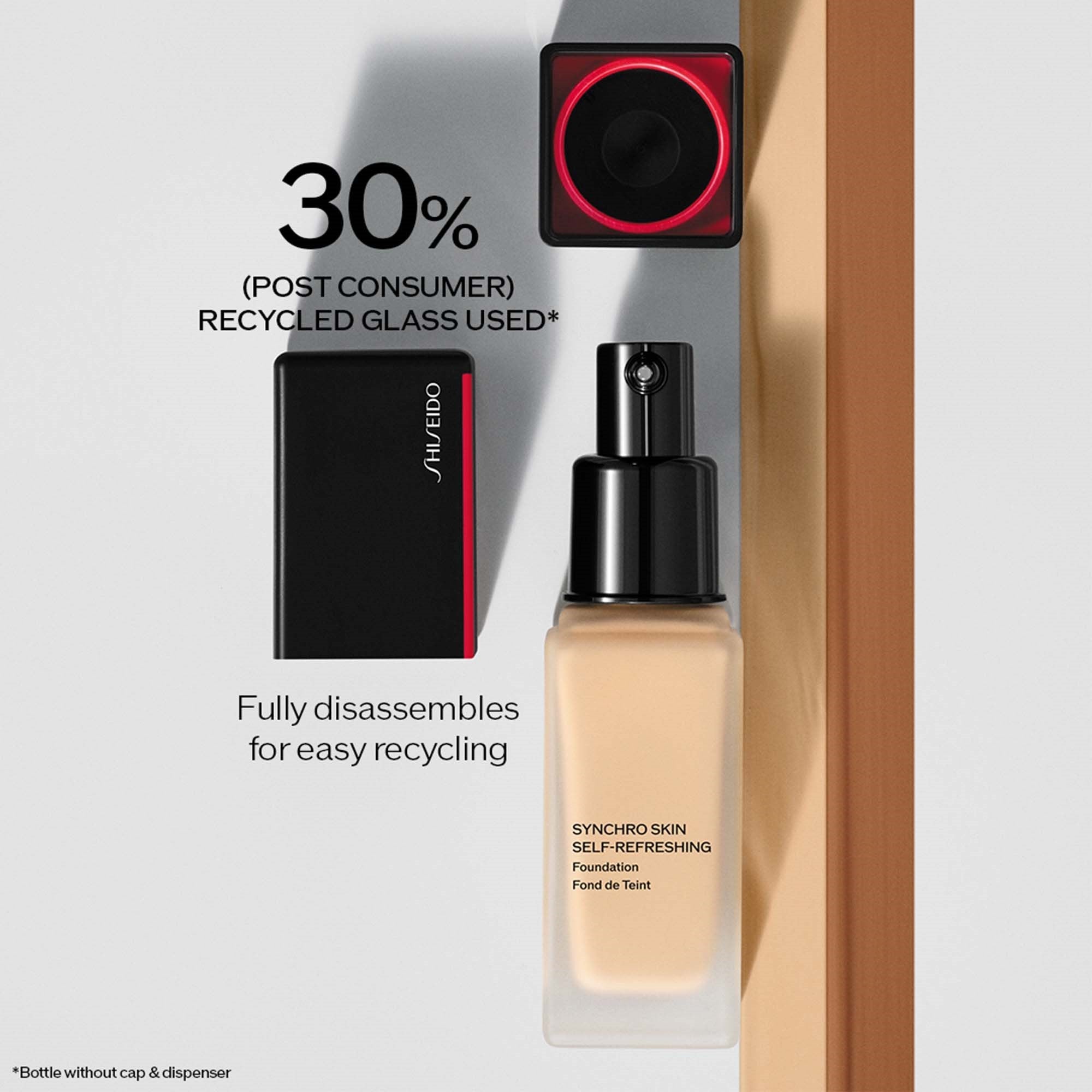 Shiseido Synchro Skin Self-Refreshing Foundation SPF 30 (With Pump)
